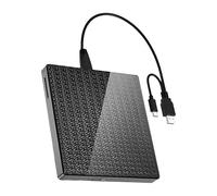 LLHCF USB3.0 Esterno Con Porta Hub & Lettore di Schede 5Gbps Trasferimento Veloce Plug & Play Per PC/Laptop/Desktop Antiurto Dvds Esterni Bruciatori Caso