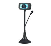 LLHCF Webcam girevole a 360 gradi con microfono di riduzione del rumore Webcam per computer desktop per visione professionale