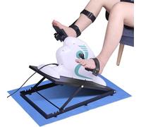 Llhdmeng Pedale elettrico portatile con supporto di fissaggio, cyclette con protezione per gambe, ellittica for Posizionare sotto la scrivania a casa.