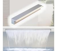 LLHTTDMBDFC Kit di Scarico a Cascata Personalizzabile da 70 Pollici for laghetti Koi all'aperto e paesaggistica - Caratteristica Decorativa(70in/178cm)