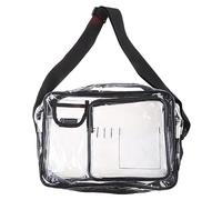 LLINthy 14 Pollici Anti-statica Camera Bianca Sacchetto Per La Stanza Bianca A Semiconduttore Chiaro PVC Borse Messenger Crossbody Messenger Anti-statico Chiaro Pvc Bag Cleanroom