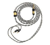 LLINthy 8Core Cavo auricolare con 0,78 mm 2 pin per audio e interferenze ridotte cavo di prolunga TRS