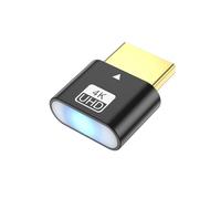 LLINthy Adattatore Dummys DisplayPort Con Emulatore EDID Per 4K 60Hz Multi-Monitor Headless GPU Ottimizzazione ABS Hdtv Connettori