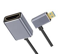 LLINthy Cavo dinamico del porto microed di versione 48Gbps del cavo coassiale della macchina fotografica 2.1 8K60hz di larghezza di banda per il cavo microed degli schermi 8K60hz