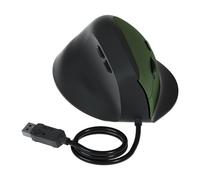 LLINthy Cavo USB verticale con 6 pulsanti personalizzabili 1600DPI ergonomico per computer desktop PC portatile Home Office cavo di lavoro ergonomico