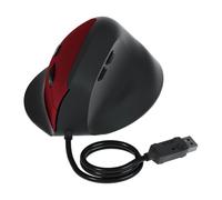 LLINthy Cavo USB verticale con 6 pulsanti personalizzabili 1600DPI ergonomico per computer desktop PC portatile Home Office cavo di lavoro ergonomico