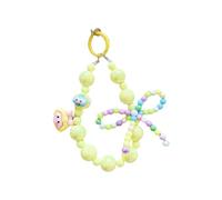 LLINthy Cinturino a catena per cellulare con perline di cristallo scintillante, alla moda, cordino per telefono, accessorio decorativo per donne, accessorio elegante, regalo per cinturino per telefono