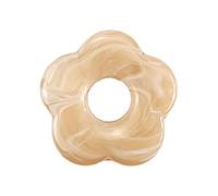 LLINthy Ciondolo a forma di fiore in resina con cinque petali e ciondoli floreali per la creazione di gioielli per collane e orecchini