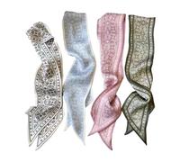 LLINthy Donne Stretta Sciarpa Cintura Per Abbigliamento Casual Partito Puntelli Foto Data Usura 2000 Abbigliamento Sciarpa Floreale Accessori Sciarpe Colore Classico Set