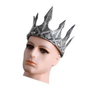 LLINthy Elegante corona da re con cintura regolabile per gli amanti della storia e stili unici per feste a tema Halloween, corone reali vintage
