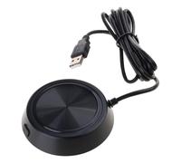 LLINthy Microfono da conferenza USB omnidirezionale per PC a condensatore microfono per riunioni/classe Plug & per Play Sound conferenza vivavoce