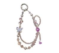 LLINthy Moda Doppio Strato Cellulare Catena Colorato A Mano In Perline Pendente Cordicella Per Le Ragazze Gioielli In Perline Telef