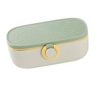 LLINthy Organizer per accessori da cucito con coperchio trasparente, 20 scomparti, robusto, per casa e viaggi, scatola portatile per fili