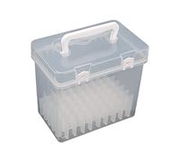 LLINthy Pennarello multifunzione per custodia trasparente colorato organizer pennello portatile per bambini S Marcatori Borsa da trasporto Organizer, 60 colori