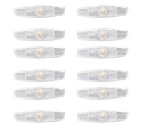 LLINthy Strisce riflettenti per raggi della bicicletta, resistenti alle intemperie, per un facile montaggio senza attrezzi, si adattano alla maggior parte dei tipi di ruote. Strisce riflettenti