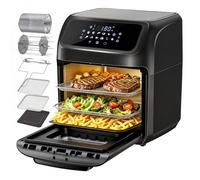 LLIVEKIT 12L Friggitrice ad Aria per Famiglia 3-6 Persone, 7 Accessori