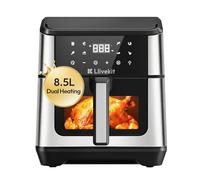 LLIVEKIT 8,5L Friggitrice ad Aria, Doppia Resistenza(Superiore e Inferiore)