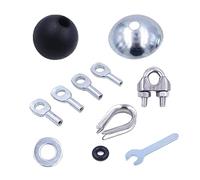 Lljsszr Accessori per Attrezzature Fitness, Interfaccia, Componenti di Collegamento, Attrezzature Fitness, Collegamento con Cavo Metallico, Pezzi di Ricambio, 11 Pezzi