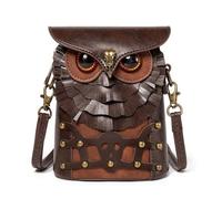 Lljsszr Borsa a Tracolla con Gufo Comoda | Struttura Semirigida in PU, Pochette, per Viaggio, Ragazze