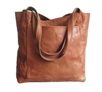 Lljsszr Borsa con Tasca Interna Pratica Struttura Semi-Rigida, Borsa a Spalla con Tasca Esterna, Stile Retrò, per Lavoro, Tempo,