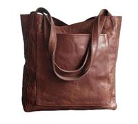 Lljsszr Borsa con Tasca Interna Pratica Struttura Semi-Rigida, Borsa a Spalla con Tasca Esterna, Stile Retrò, per Lavoro, Tempo,