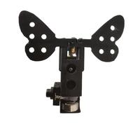 Lljsszr Farfalla Automatica Dispositivo Movimento Batterie Ornamento Simulato Artigianale Elettronico Adatta a Artigianato Creativo Decorazione Fiore, Nero