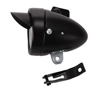 Lljsszr Luce Anteriore retrò, Faro Vintage con 1 Portabatteria, Nero