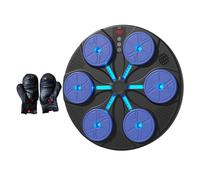 Lljsszr Macchina da Musicale Cuscinetto per Pugni Pannello da Allenamento Dispositivo Intelligente con Guanti Inclusi Adatto per MMA Karate E Taekwondo a, Blu