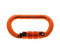 Lljsszr Moschettone in Alluminio Ovale da 25 KN per Arrampicata su Roccia All'aperto, Arancione