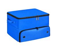 Lljsszr Organizer da Golf Pieghevole per Bagagliaio Portatile Baule da Golf con Tasche Multiple Spazioso per Escursioni,