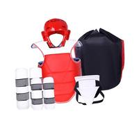 Lljsszr Set di Protezioni per Il Taekwondo, Set di Uniformi per Il Taekwondo, Protezione per Il Braccio, Protezione per La Testa, Abbigliamento da Karate per, S