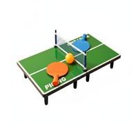 Lljsszr Tavolo Compatto Set da Gioco Tavolo Pieghevole Racchette E Legno Struttura Resistente Adatto per Divertimento Familiare E Attività Genitori Figli Casa Giochi