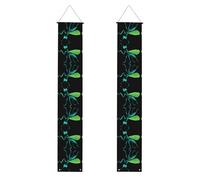 LLKGOT Glow-in-Dark Mantis immagine Portico banner laurea decorazione parete, adatto per interni ed esterni 30,5 x 180 '