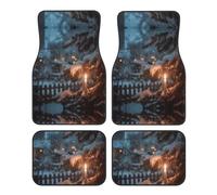 LLKGOT I tappetini per auto con lampada solitaria sotto i cedri con parte anteriore e posteriore antiscivolo sono adatti per auto, camion e SUV