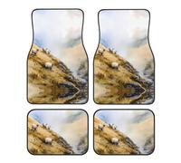 LLKGOT I tappetini per auto con motivo pecore sulla collina con parte anteriore e posteriore antiscivolo sono adatti per auto, camion e SUV