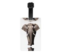 LLKGOT Le bellissime etichette per bagagli con immagine di elefante e le etichette per borse da viaggio sono adatte sia per uomini che per donne per prevenire i bagagli