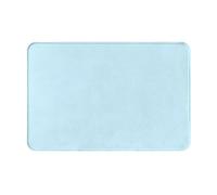 LLKGOT Tappetino antiscivolo in tinta unita con motivo fresco per interni ed esterni, adatto per ingressi di camera da letto e bagno, 40,6 x 61 cm