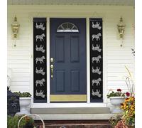 LLKGOT Zebra, decorazione da parete, adatta per interni ed esterni, 30,5 x 180 cm