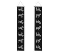 LLKGOT Zebra, decorazione da parete, adatta per interni ed esterni, 30,5 x 180 cm