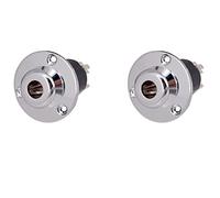 LLKOZN 2 X ingresso per chitarra acustica jack 6.35 equalizzatore EQ presa preamplificatore 6,35 mm,