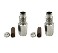 LLKOZN 2 X ossigeno O2 sensore M18X1.5 estensore distanziatore adattatore Bung catalizzatore CEL eliminatore