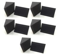 LLKOZN 30 trappole acustiche in schiuma /nero, assorbimento acustico, per studio, protezione acustica, angolo da parete, 12 x 12 x 24 cm
