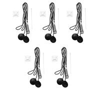 LLKOZN 5 X 21 filo lunghezza 1/4 uscita presa 2 in 1 piezo pickup disco per chitarra violino ukulele mandolino banjo violoncello (con copertura)