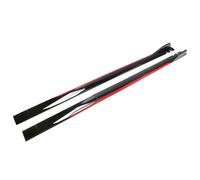LLL6zzzK Auto Minigonne Laterali per Alfa Romeo Giulietta,Auto AntiGraffio Anti Collisione Pedane Laterali Estensioni Protezione Accessori,A-Gloss Black-Red