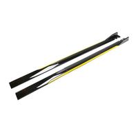 LLL6zzzK Auto Minigonne Laterali per Audi A3 Sportback 8V Hatchback 2016 2017 2018 2019 2020,Auto AntiGraffio Anti Collisione Pedane Laterali Estensioni Protezione Accessori,A-Gloss Black-Yellow