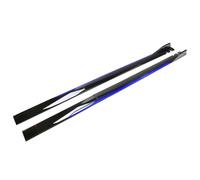 LLL6zzzK Auto Minigonne Laterali per Clio 2019 2020 2021 2022 2023 2024 2025,Auto AntiGraffio Anti Collisione Pedane Laterali Estensioni Protezione Accessori,A-Gloss Black-Blue