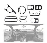 LLL6zzzK Rivestimento del Pannello della consolle Centrale dell'auto in Fibra di Carbonio/ABS per Audi TT 8J MK2 MK3 MK1 8N TTRS 2008-2014,Accessori per Auto,A-Left