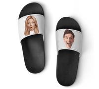 LLLGSH Personalizza Le tue Pantofole - Pantofole Personalizzate con Foto Testo - Pantofole da Camera Personalizzate per Uomo e Donna - Sandali da Spiaggia Personalizzati Scarpe da Doccia