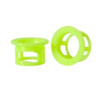 LLLmhuaa 2 pz Biciclette Manubrio Grip Plug Nottilucenti Mountain Bike Maniglia End Coperture Biciclette da Maniglia Grip Accessori Manubrio End Plug