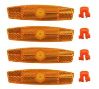 LLLmhuaa 4 Pz/set Riflettori per ruote bici altamente riflettenti adatti per bici di avvertimento riflettore ruota